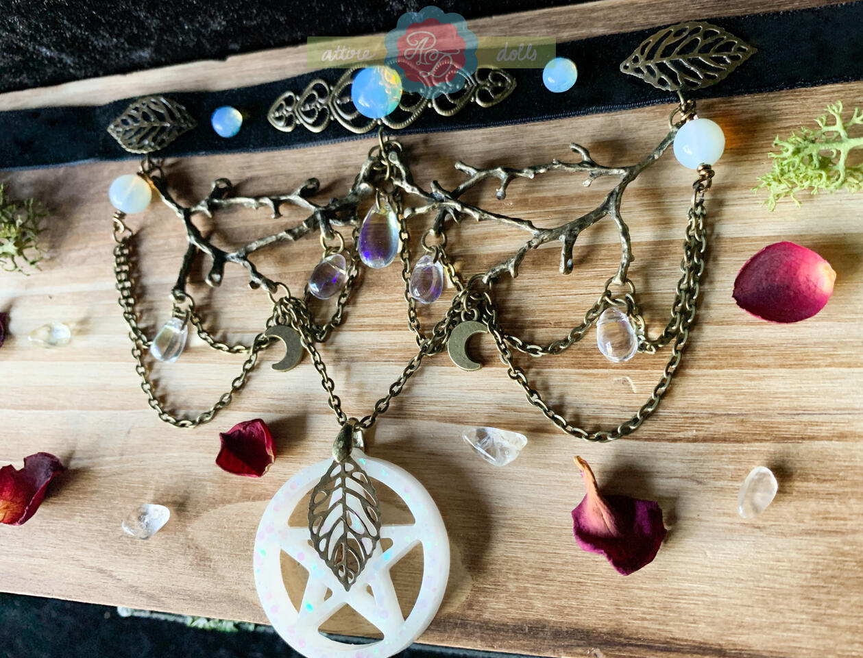 Designer Pentagram Choker