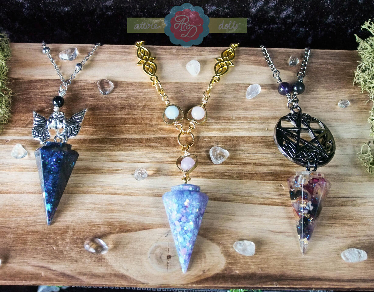 Resin Pendulum Necklace